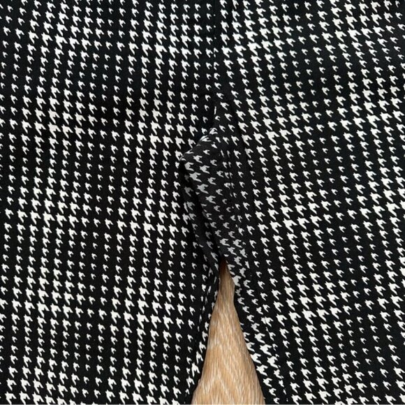 Jules & Leopold Houndstooth Print Mid Rise Trouser Pants - Medium - Picture 5 of 11